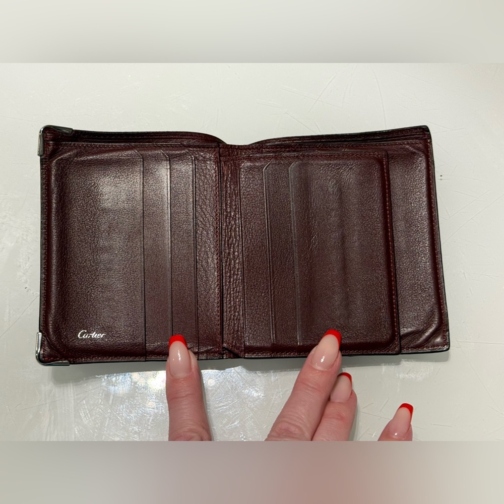 Cartier men’s leather wallet
